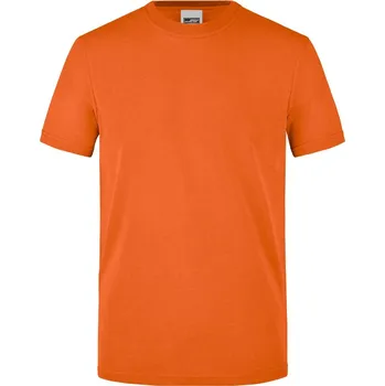 Pánské tričko James & Nicholson Pánské pracovní tričko - 5XL orange (02083823515)