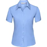 Russell Collection Nežehlivá halenka s krátkým rukávem - XL bright sky