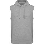 Kariban Unisex mikina s kapucí bez rukávů - 3XL oxford grey