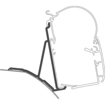 Příslušenství ke karavanu Adaptér pro markýzy Dometic PW 1100 a 1500 pro Ducato H2 se zvedací střechou