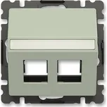 ABB ZONI kryt datové zásuvky, olivová 5014T-A00418 243