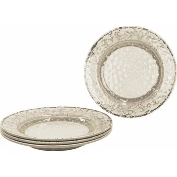 Příslušenství ke karavanu Sada 4 hlubokých talířů Gimex Stone Line barva písková