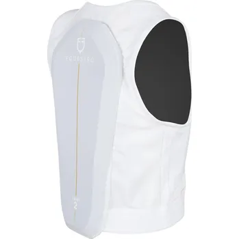 Jezdecká bezpečnostní vesta EQUESTRO Chránič páteře Competition Equestro, dětský, bílý 14 let