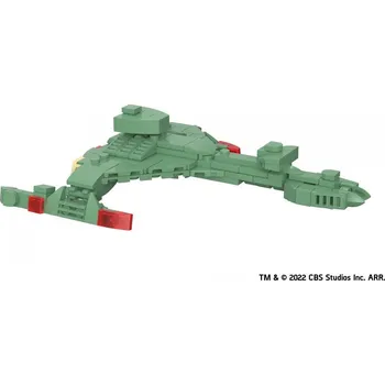 Puzzle BlueBrixx STAR TREK™ klingonská třída Vor’cha stavebnicový model 183 dílků