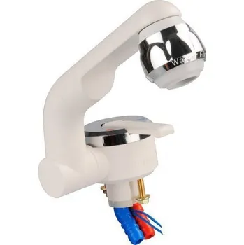 Příslušenství ke karavanu Mixovací vodovodní baterie Barwig Perfect EHM barva bílá + chrom