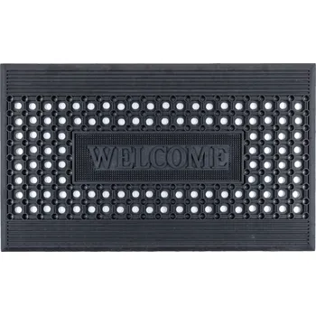 Gumová rohožka, hotová, 45 x 75 cm