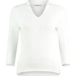 Kustom Kit Top s mandarin límečkem a 3/4 rukávem - 20/22 white