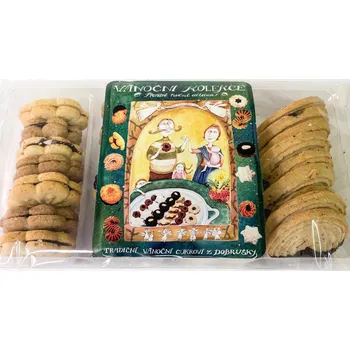 Pečivo Vánoční kolekce Zelená – tradiční vánoční pečivo z Dobrušky 400 g