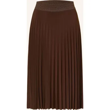 Dámská sukně Rich & Royal Dámská Plisovaná Sukně Ze Žerzeje, tmavě hnědá, 40