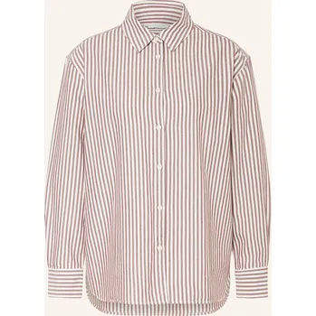 Dámská halenka Knowledgecotton Apparel Dámská Košile, bílá / tmavě červená, 38