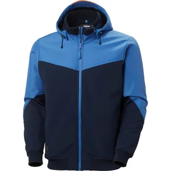 Pánská bunda Helly Hansen Pracovní zimní softshellová bunda "Oxford" - XL navy/stone blue