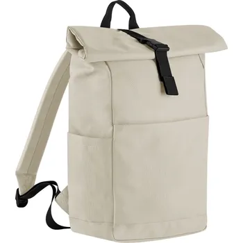 Městský batoh BagBase Batoh Roll-Top "Premium Recycled" - onesize natural stone