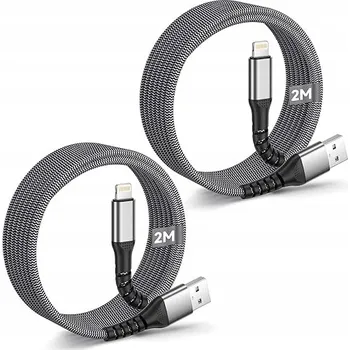 Datový kabel Sada nabíjecích kabelů Lightning 3m pro IPHONE, 3 KUSY