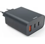 Síťová nabíječka Hama 65W PD 2x USB-C USB-A rychlé nabíjení ECOSENTIAL