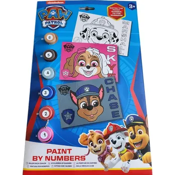 Tlapková patrola Kreativní sada Malování podle čísel