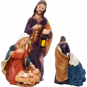 Vánoce VÁNOČNÍ BETLÉM SOŠKA SVATÁ RODINA 12 CM