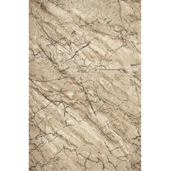 Koberec 200 x 200 cm KOBEREC JAKO PROTISKLUZOVÝ MRAMOR BÉŽOVÝ