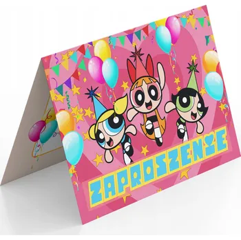 POZVÁNKA Raketové holky K NAROZENINÁM DÍTĚTE + OBÁLKA DÁREK