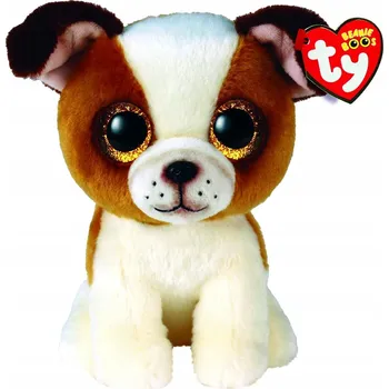 plyšák BEANIE BOOS Pes Hugo 15 cm PLYŠÁK MĚKKÉ ZVÍŘÁTKO DÁREK PRO DĚTI