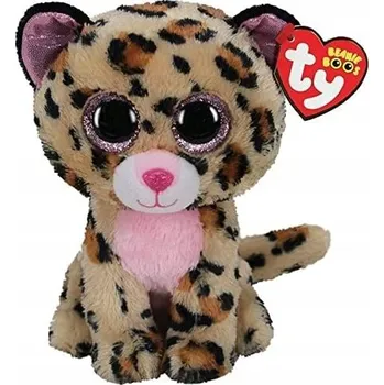 plyšák BEANIE BOOS Leopard Livvie 15 cm PLYŠÁK MĚKKÉ ZVÍŘÁTKO DÁREK PRO DĚTI