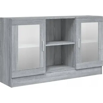 Komoda Komoda/Skříňka do obývacího pokoje, šedá dub Sonoma, 120x30,5x70 cm