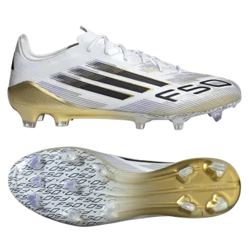 Kopačky Adidas F50 Elite FG bílá/černá/zlatá EUR 47 1/3