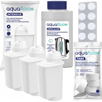 Příprava kávy AquaFloow 3x filtr do kávovaru Siemens, odvápňovač, čisticí tablety