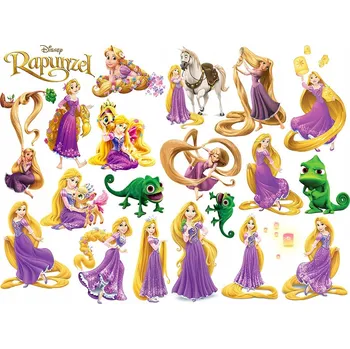 Odstranitelné tetování Smyvatelné tetování pro děti - Locika (Rapunzel) - sada