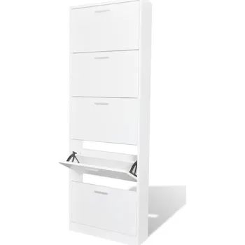 Botník Botník 59 x 169 x 17 cm bílá