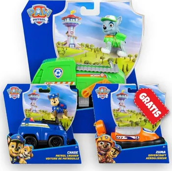 Figurka AKCE: Tlapková patrola základní vozidla Rocky + Chase + Zuma ZDARMA