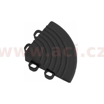 roh k plastové dlaždici (černá)