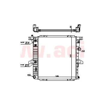 Auto-moto chladič 2.2i (±AUT±AC) [535*595*22]