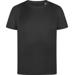 Stedman Dětské sportovní tričko Interlock - M black opal