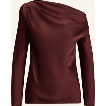 Dámské oblečení Lauren Ralph Lauren Dámská Jednoramenná Blůza Ze Saténu,...