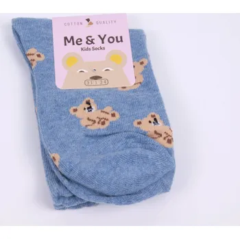 CNB BERLIN Ponožky DE 54260 modré s medvídky velikosti ponožek: 15-17 (EUR vel. 23-26)