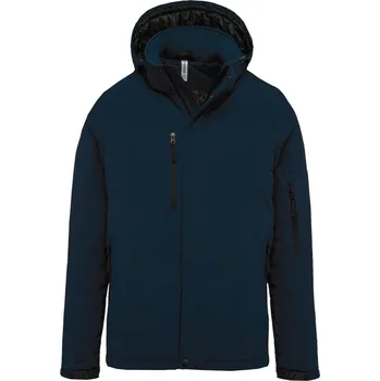 Kariban Pánská 3-vrstvá softshellová parka s kapucí - M navy