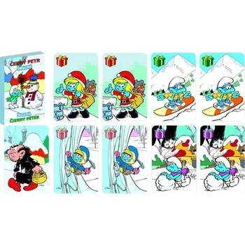 plyšák Černý Petr - Šmoulové 2 zimní