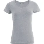 Promodoro Dámské tričko Slim Fit s výstřihem do V - XS sports grey