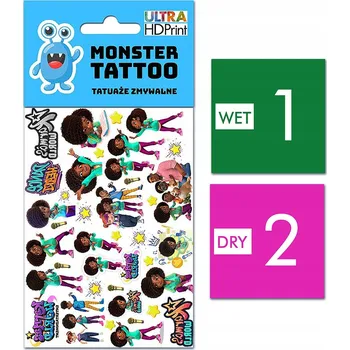 Odstranitelné tetování DOČASNÉ OMYVATELNÉ TETOVÁNÍ PRO DĚTI SVĚT ZVÍŘAT
