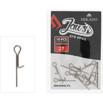 10ks - Zarážka Na Nástrahy Mikado Jaws Evo Spike 27mm