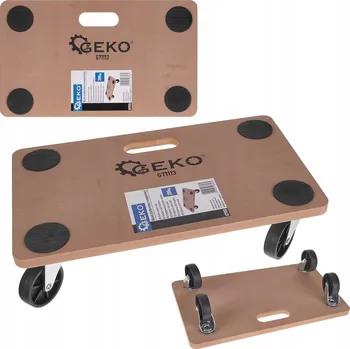 Transportní plošina GEKO 200 kg MDF 18 mm, rozměry 490 x 290 mm, otočná
