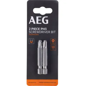 Bit Bity 50mm PH3 Philips SDriver 2 ks AEG ASDPH3502