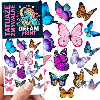 Odstranitelné tetování Filmová a herní nálepka na tetování Dětské vodní tetování Omyvatelné k narozeninám Dárek Dočasný dárek pro děti Originální opakovaně použitelné Spousta Vzorů