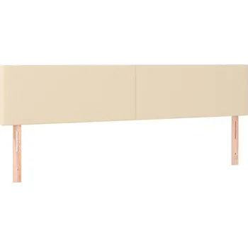 Čelo postele nastavitelné krémové 200x5x78/88 cm, modřínové dřevo
