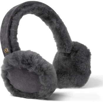 Klapky na uši Kožešinové klapky na uši Fellhof LEDER Barva: šedá