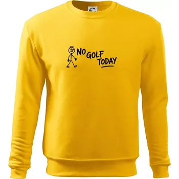 Pánská mikina No Golf Today - Mikina Essential pánská - 3XL ( Žlutá )
