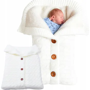 Zavinovačka Zavinovačka pro miminka zateplená zavinovačka, zavinovačka do kočárku, svetr zavinovačka bílá
