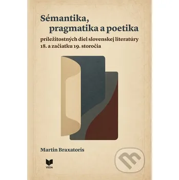 Kniha Sémantika, pragmatika a poetika príležitostných diel slovenskej literatúry 18. a začiatku 19. storočia - Martin Braxatoris VEDA