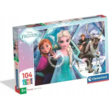 Puzzle Puzzle 104 dílků Ledové Království Frozen 25045 Clementoni 6+