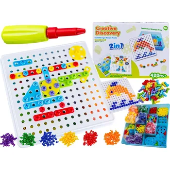 ostatní stavebnice Sada 2v1 ChRLD Stavebnice Stavebnice 420 dílků